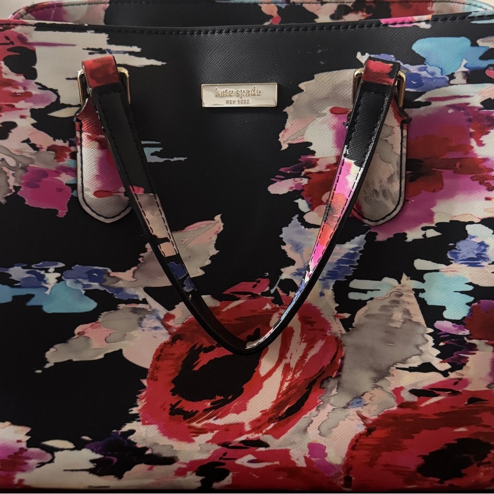 Kate Spade Multicolor Floral Tote
